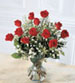 First bouquet of roses for Julie