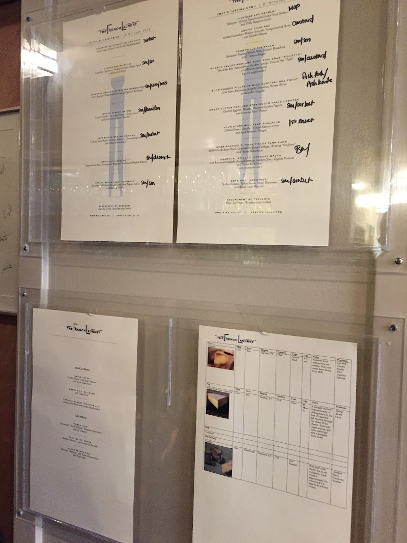10th Wedding Anniversary at The French Laundry (Private Dining Room) (September 9, 2016)